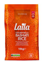 Laila Golden Sella Basmati Rice 10 kg