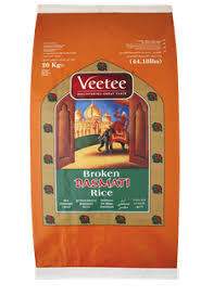 VEETEE BROKEN BASMATI RICE 20 KG